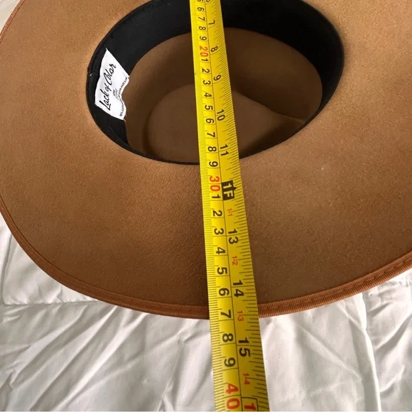 Lack of Color Wide Brim Women’s Australian Wool Hat 57cm Medium Boho Clean Girl - Picture 10 of 11